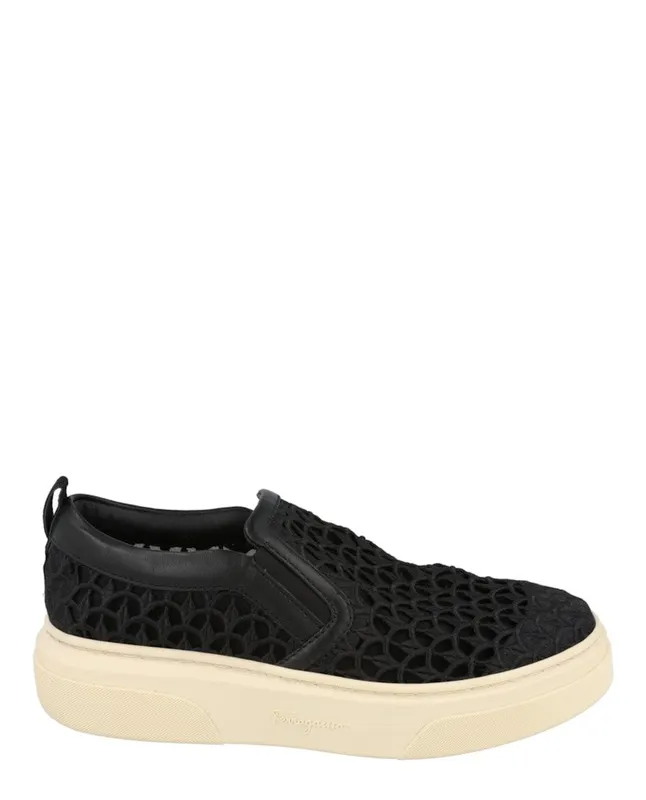 Ferragamo Cassina Slip On Black | 030356-758439-M