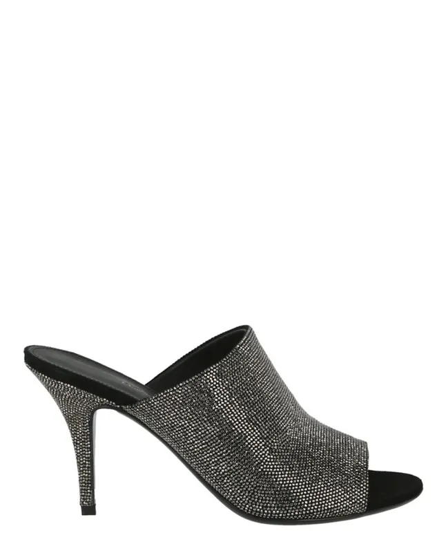 Ferragamo Janine Crystal Heel Sandals Black | 01Q854-726413-1C