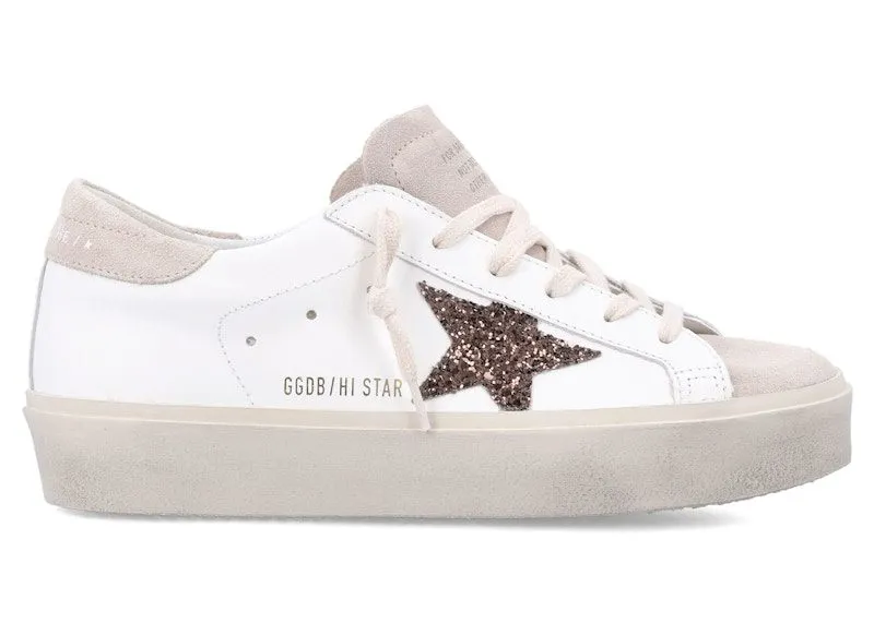 Golden Goose Hi Star White Beige | GWF00118.F006847.10318