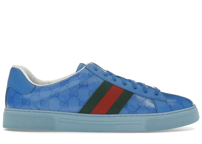 Gucci Ace GG Crystal Canvas Blue “Blue / Green / Red” | 760775 FACRF 4349