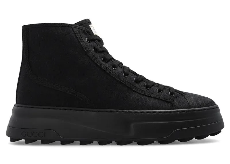 Gucci GG High Sneaker Interlocking G Black “Black / Black” | 745999 20Q20 1000