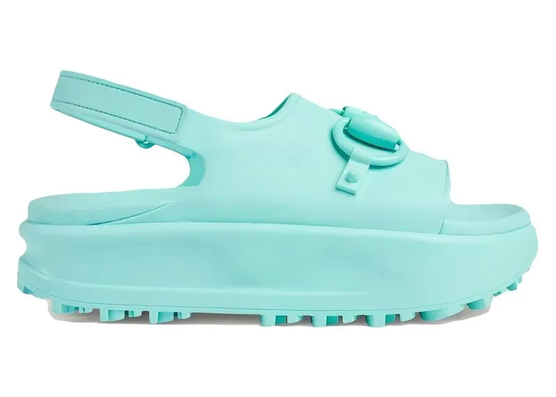 Gucci Interlocking G Platform Sandal Blue | 742435 JAAC9 4605