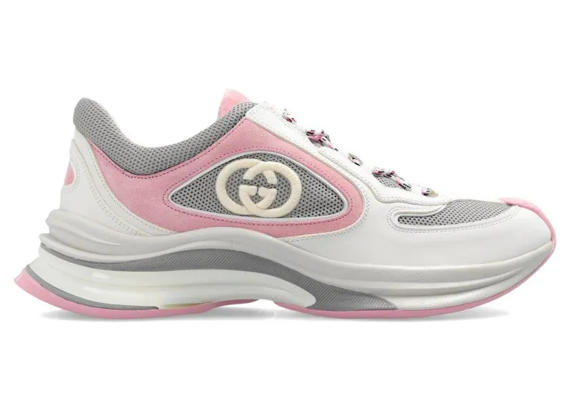 Gucci Run Ivory Pink Grey | 746939 AACSK 9044