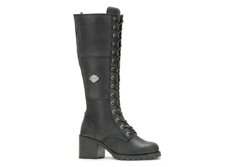 Harley-Davidson Aldona 14″ Lace Boots Black | D87270