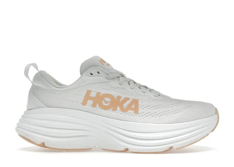 Hoka One Bondi 8 White Cantaloupe | 1127952-WLP