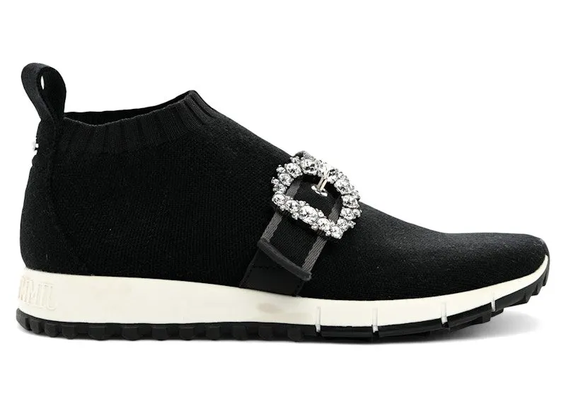 Jimmy Choo Knit Crystal Cheri Oakland Sneaker Black Crystal “Black / Black” | OAKLAND OKCB
