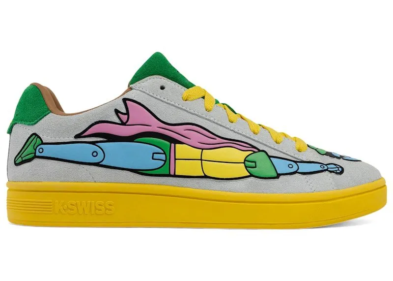 K-Swiss Court Tiebreak II Rakeem Miles Action Figure Miles “Grey / Multi” | 74737-427