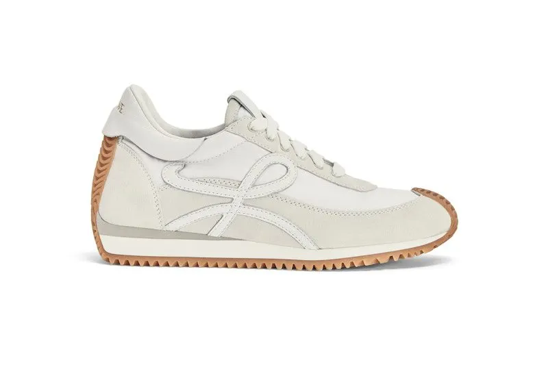 Loewe Flow Runner White Suede | L815282X35