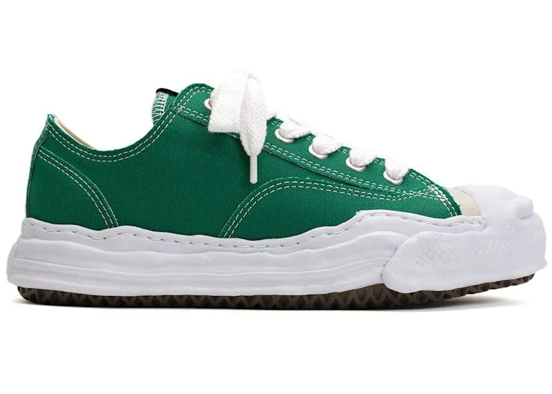 Maison Mihara Yasuhiro Hank OG Sole Canvas Low CL Green “Cl Green / White” | A05FW702-CLGRN