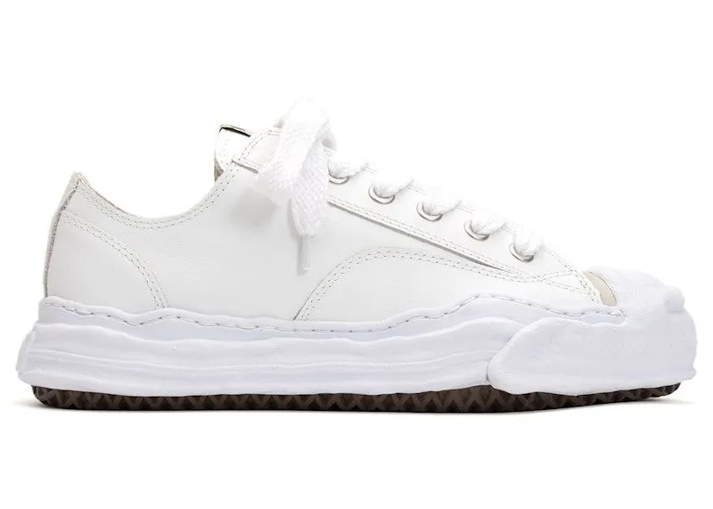 Maison Mihara Yasuhiro Hank OG Sole Leather Low White | A05FW704-WHT