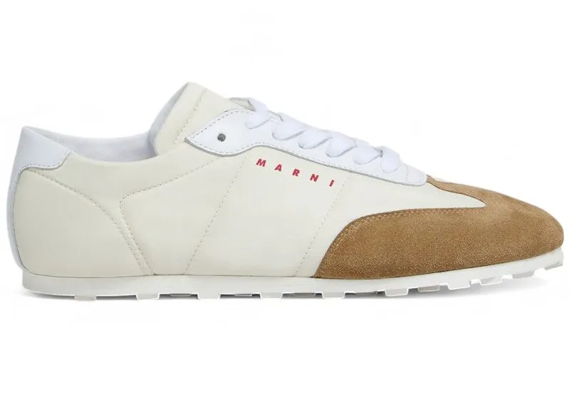 Marni Nylon Softy Soccer Sneaker Off White Desert “Off White / Desert / White” | SNZW020000 P7406 ZO976
