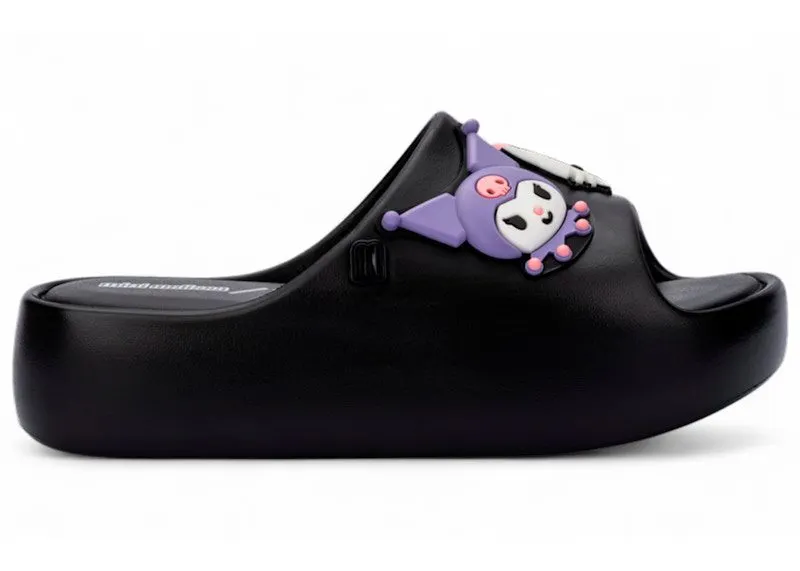 Melissa Mini Melissa Free Platform Slide Hello Kitty and Friends Black | 37875-BS338