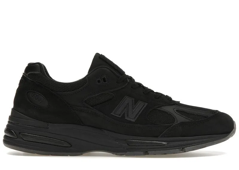 New Balance 991v2 MiUK Stone Island Ghost Pack Black “Black / Black” | U991SK2