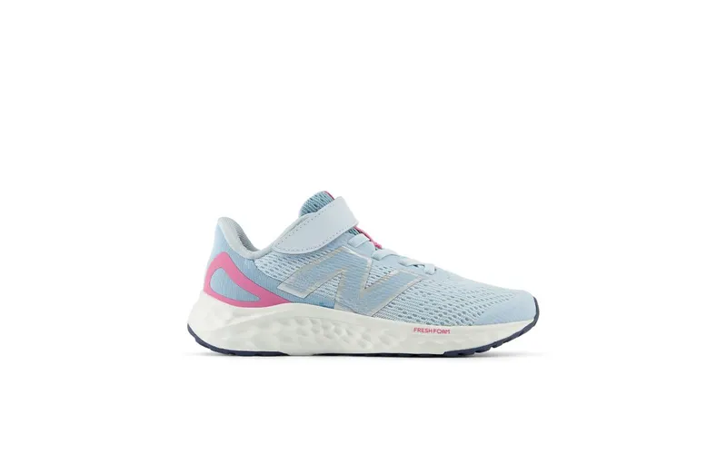 New Balance Fresh Foam Arishi v4 Bungee Lace Quarry Blue Real Pink Chrome Blue | PAARIYB4