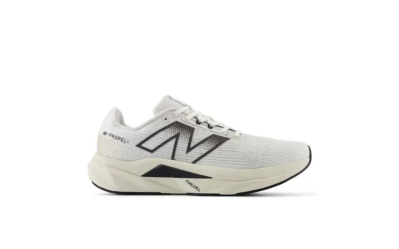New Balance FuelCell Propel v5 White Black Cement Linen | MFCPRCW5