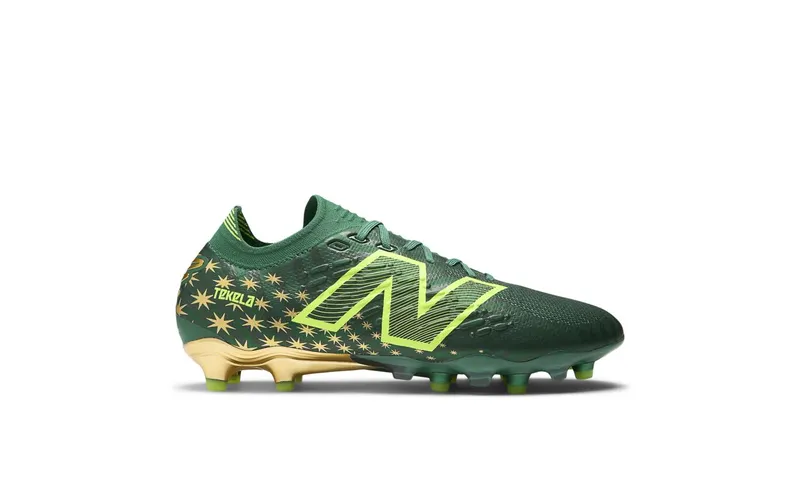 New Balance Tekela Pro FG V4+ Endrick Irmão “Emeral Green / Pixel Green / Metallic Gold” | ST1FLEIE