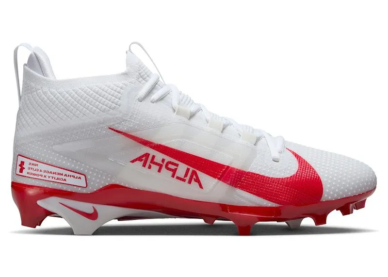 Nike Alpha Menace 4 Elite White University Red Photon Dust | FD7036-102