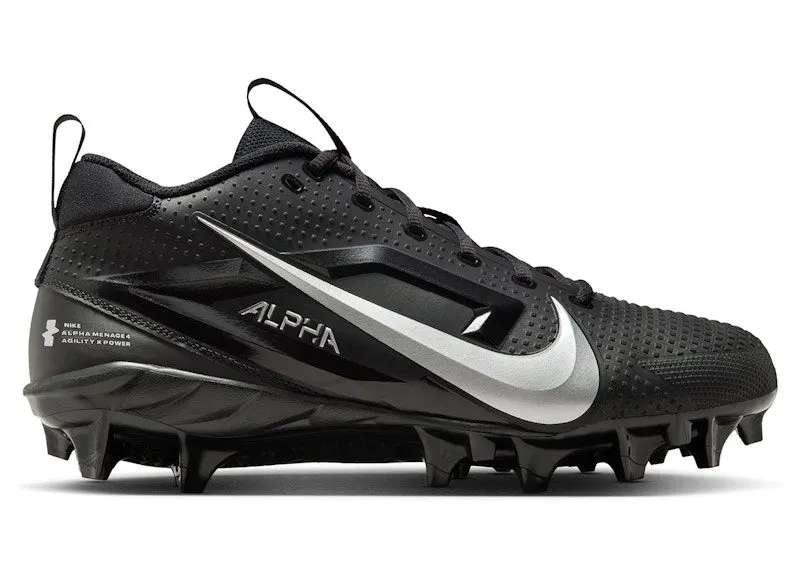 Nike Alpha Menace 4 Varsity Black Metallic Silver | FN0027-002