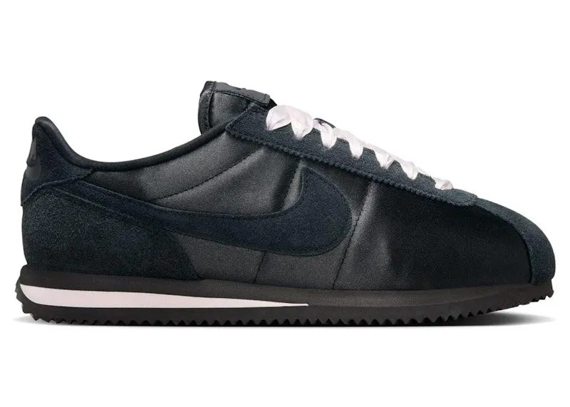 Nike Cortez TXT SE Black Satin “Black / Black / Pink Foam” | IH2014-010