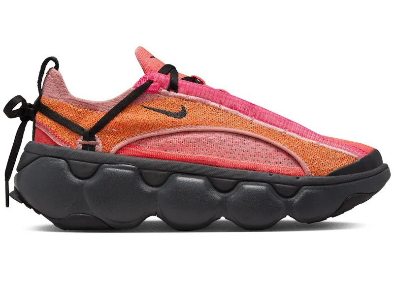 Nike Flyknit Bloom Hot Punch Red Stardust Dark Smoke Grey Black | FD2149-600