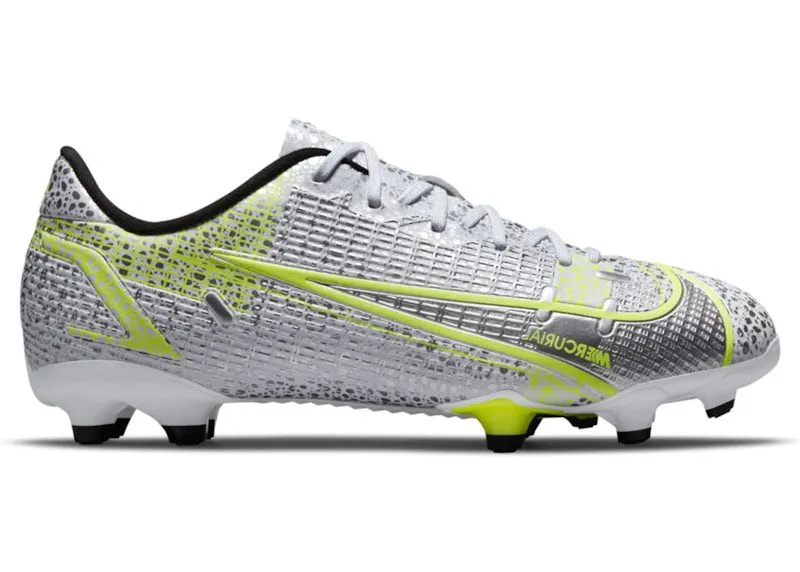 Nike Mercurial Vapor 14 Academy FG MG Metallic Silver Volt “White / Metallic Silver / Volt” | CV0811-107
