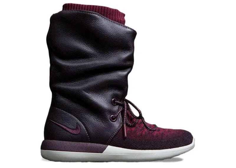 Nike Roshe Two Hi Flyknit Deep Burgundy | 861708-600