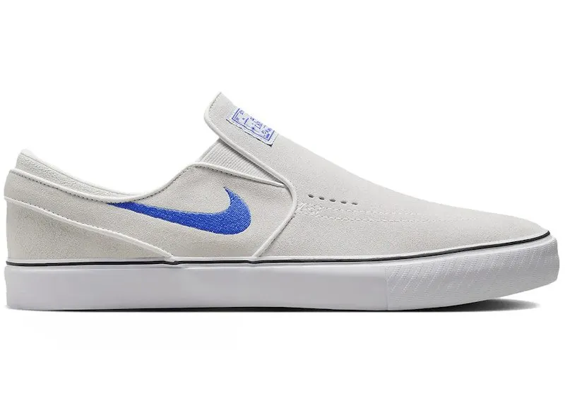 Nike SB Stefan Janoski+ Slip Summit White Hyper Royal “Summit White / Summit White / White” | FN5893-101