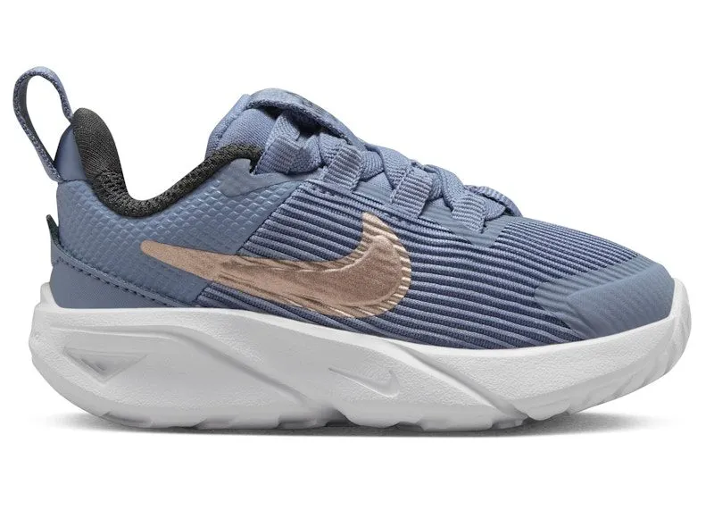 Nike Star Runner 4 Ashen Slate Armory Navy Pure Platinum Metallic Red Bronze | DX7616-405