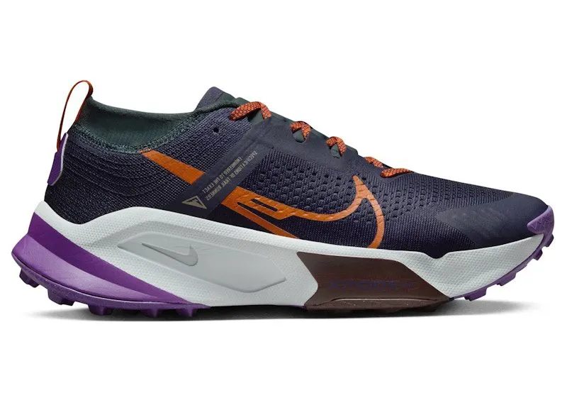 Nike ZoomX Zegama Purple Ink Deep Jungle Purple Cosmos Safety Orange | DH0623-500