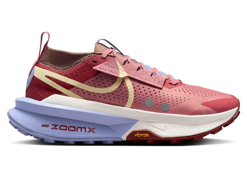 Nike ZoomX Zegama Trail 2 Red Stardust Mars Stone Lilac Ice Alabaster | FD5191-600