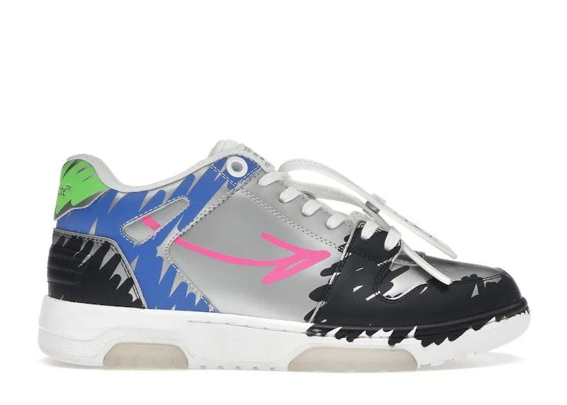 OFF-WHITE Out Of Office “OOO” Low Tops BSTROY “Black / Pink” | OWIA259G24LEA0011030
