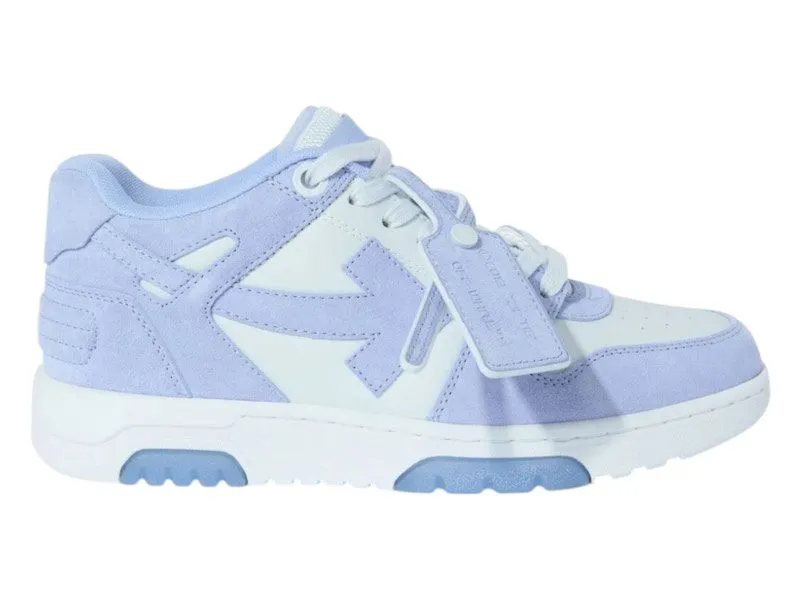 OFF-WHITE Out Of Office OOO Low Tops Dusty Blue Ice Out Suede | OMIA189S25LEA0074204