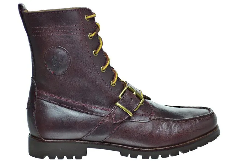 Polo Ralph Lauren Ranger Smooth Oil Leather Boot Oxblood | 812615506-004