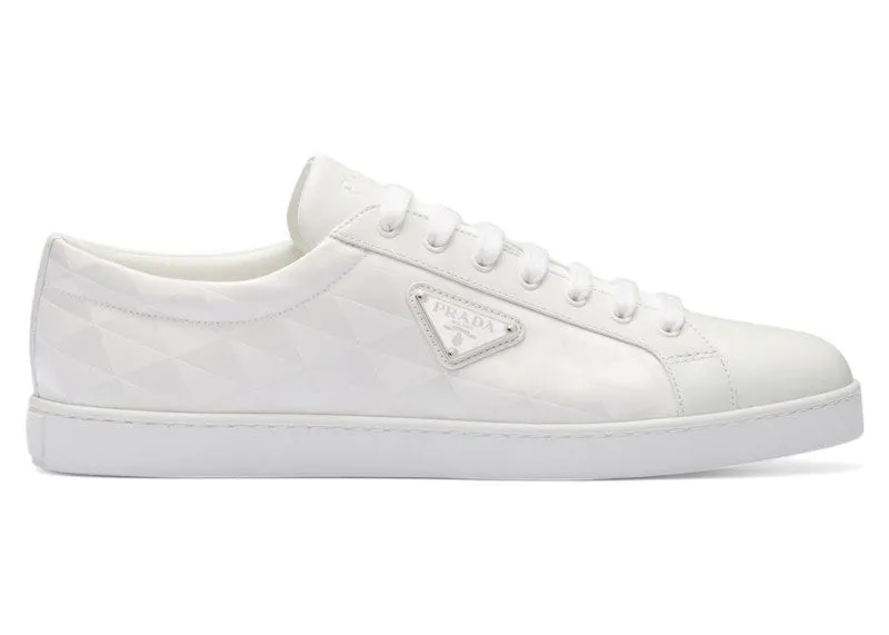 Prada PRAX 01 Sneakers Re-Nylon Brushed Leather White | 2EE376_3LNW_F0009_F_G000