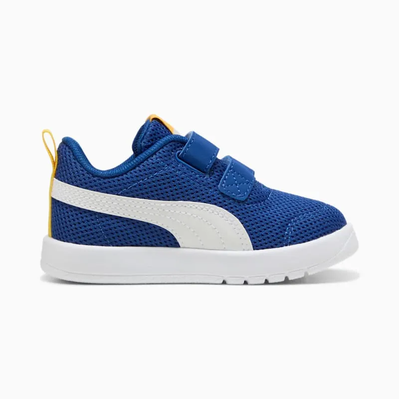 Puma Courtflex V3 Mesh Royal White Yellow | 398086-05