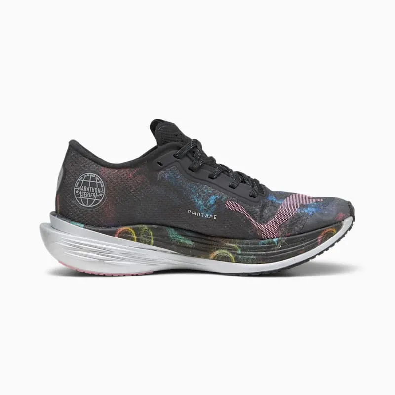 Puma Deviate Nitro Elite 2 Marathon Series “Black / Strawberry Burst / Yellow Blaze” | 378454-01