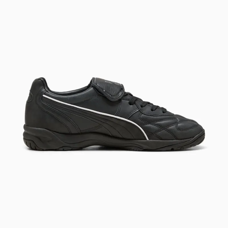 Puma King Indoor Premium Black White Stripe “Puma Black / Puma White” | 404363-02