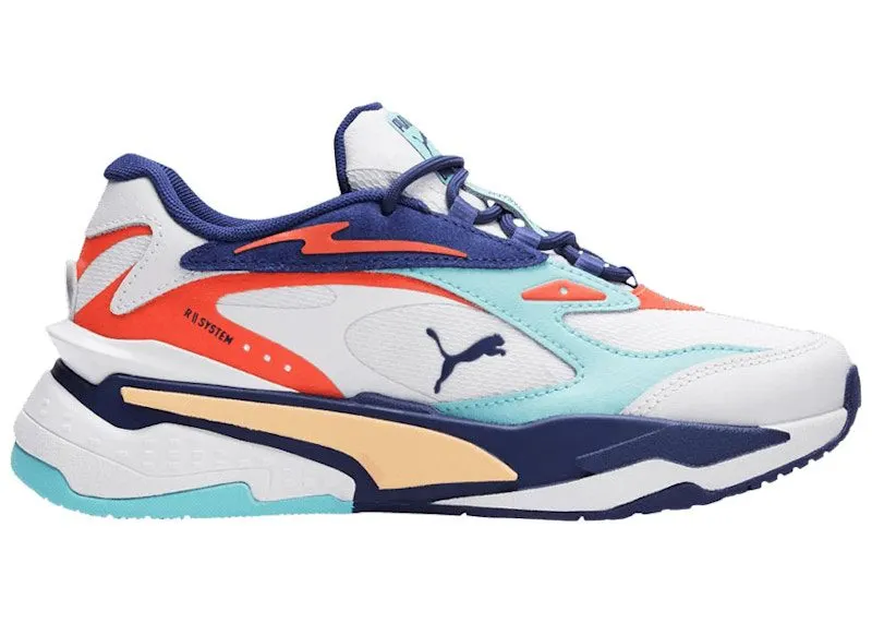 Puma RS-Fast Courtside White Angel Blue “White / Angel Blue / Elektro Blue” | 381465-01