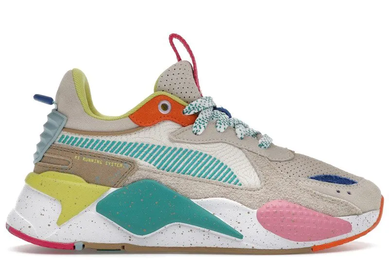 Puma RS-X Suede Multi-Color “Alpine Snow / Prairie Tan / Rickie Orange” | 398575-01