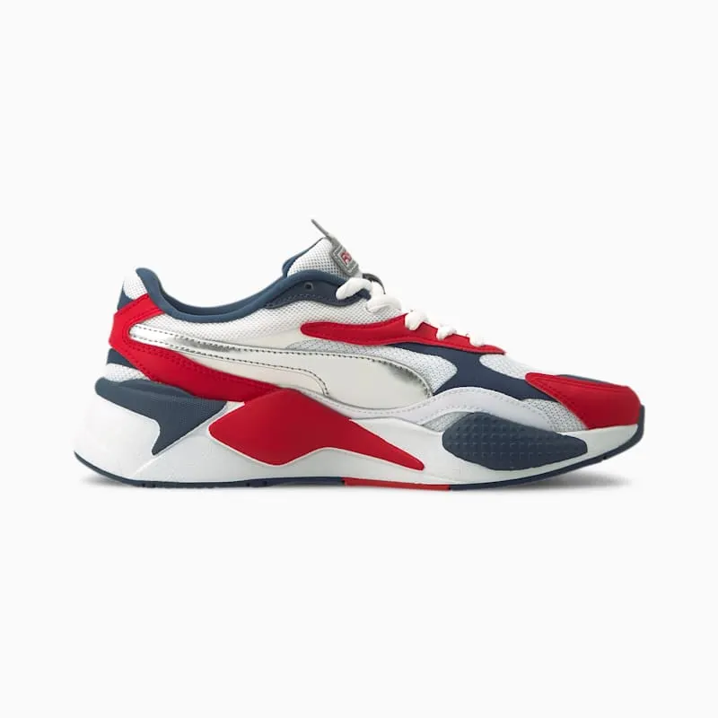 Puma RS-X3 Red White Blue “White / Platinum Silver / High Risk Red” | 368718-01