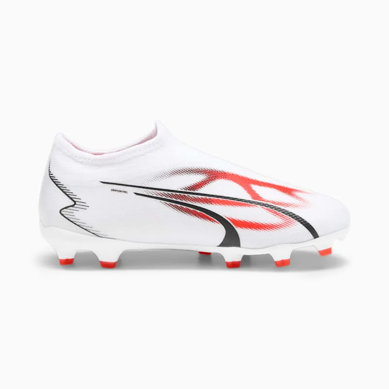 Puma Ultra Match Laceless FG/AG Breakthrough Pack “White / Black / Fire Orchid” | 107514-01