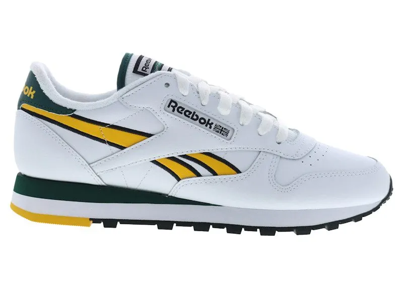 Reebok Classic Leather Fierce Gold Collegiate Green “White / Fierce Gold / Collegiate Green” | 100201079