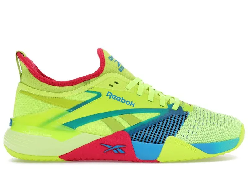 Reebok Nano Court Digital Lime Aqua Bold Pink | 100208444