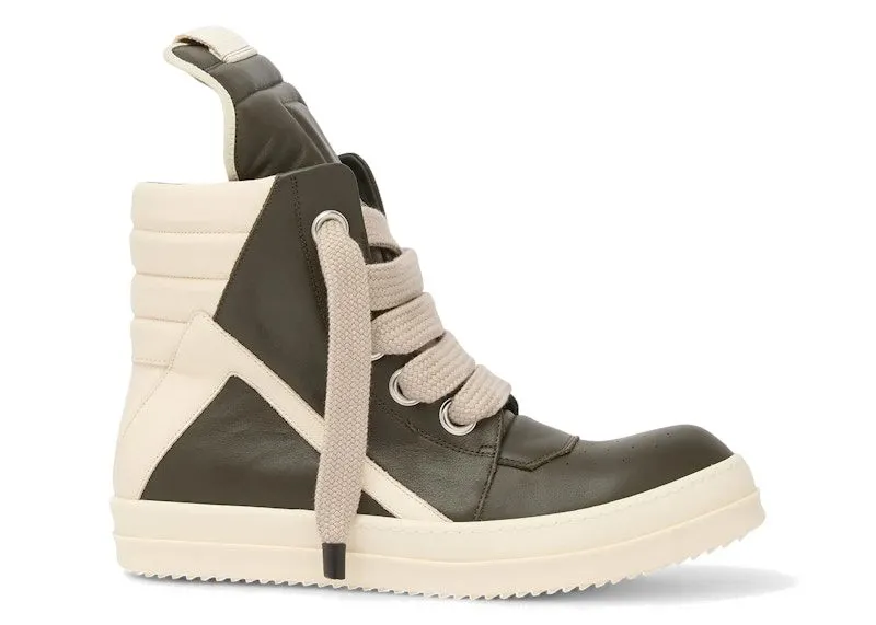 Rick Owens Concordians Jumbo Laced Geobasket Bosco Milk “Bosco / Milk / Milk” | RU02E1898 LCOW2 2511