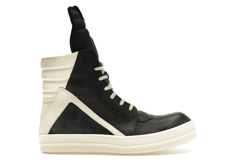 Rick Owens Lido Geobasket Black Milk “Black / Milk / Milk” | RU01D3894-LOOLCO-911
