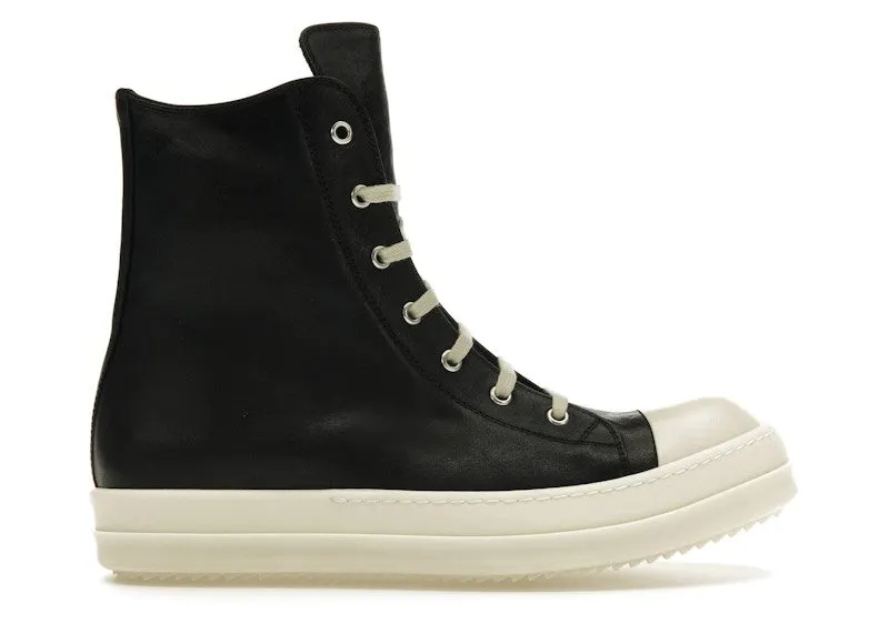 Rick Owens Lido High Sneaks Black Milk “Black / Milk / Milk” | RU01D3890-LOO-911