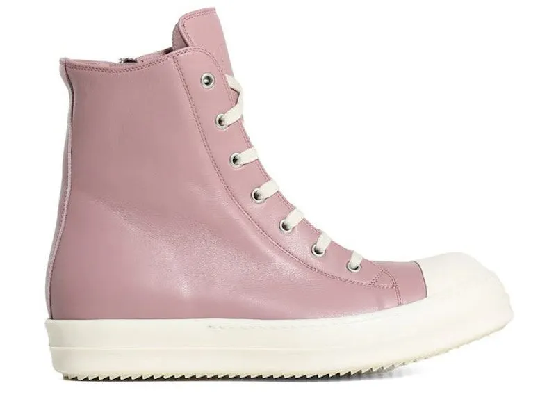 Rick Owens Lido High Sneaks Dusty Pink “Dusty Pink / Milk / Milk” | RU01D3890-LCO-6311