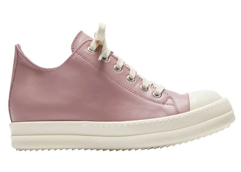 Rick Owens Lido Low Sneaks Dusty Pink “Dusty Pink / Milk / Milk” | RU01D3891-LCO-6311