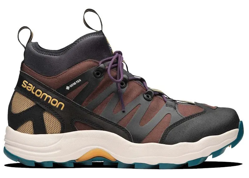 Salomon XA-Pro 1 Mid Gore-Tex Black Chocolate Brown Blue “Chocolate Fondant / Arrowwood / Black” | L41459400
