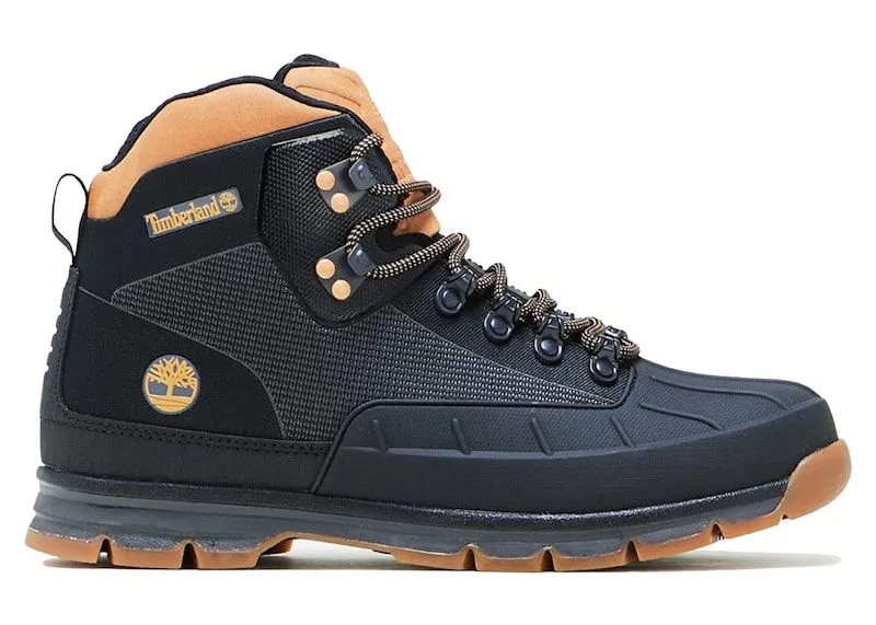 Timberland Euro Hiker Shell Jacquard Boot Black Wheat | TB0A1QJ2-015